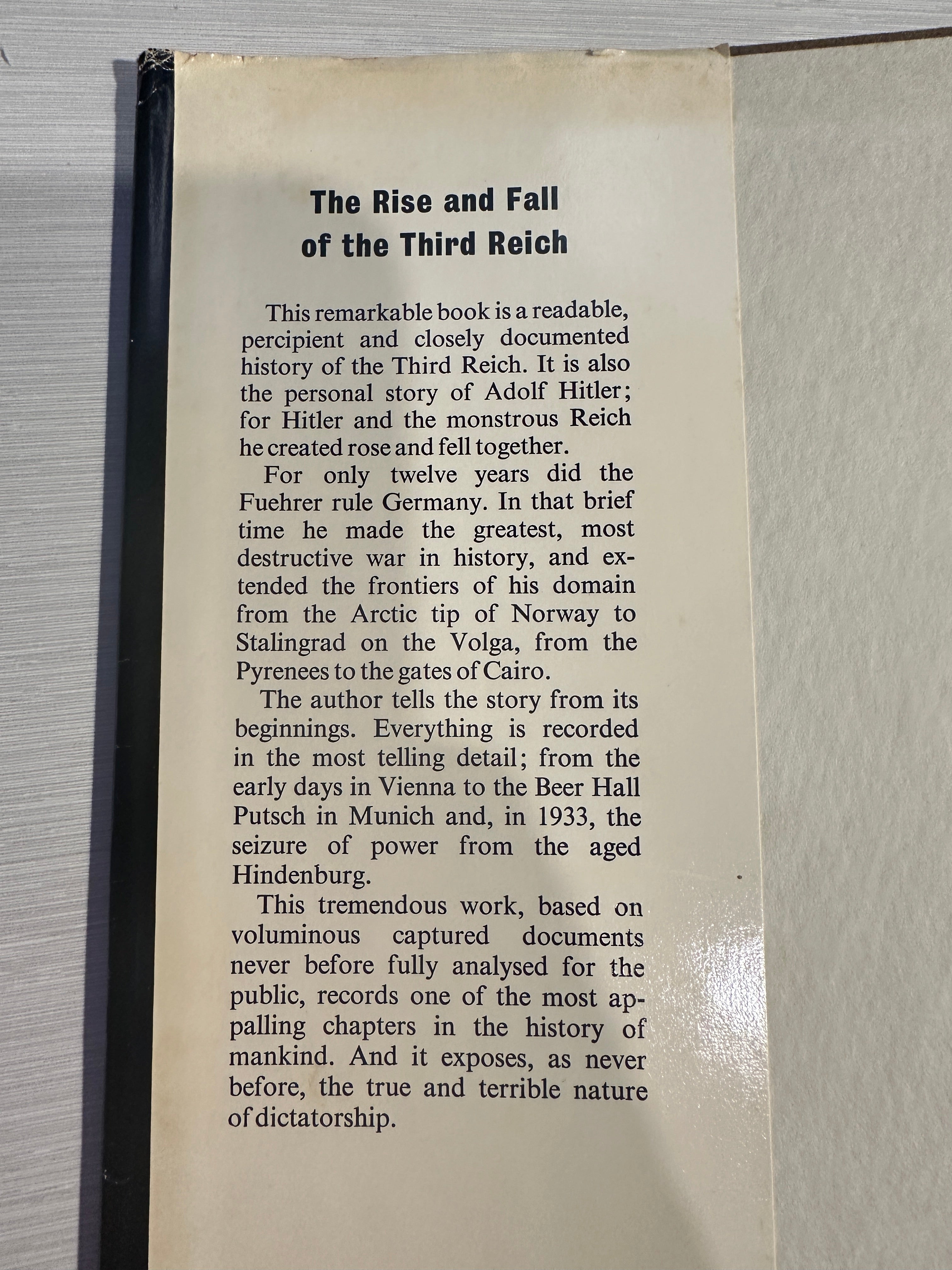 The Rise And Fall Of The Third Reich; A History Of Nazi Germany - William L. Shirer
