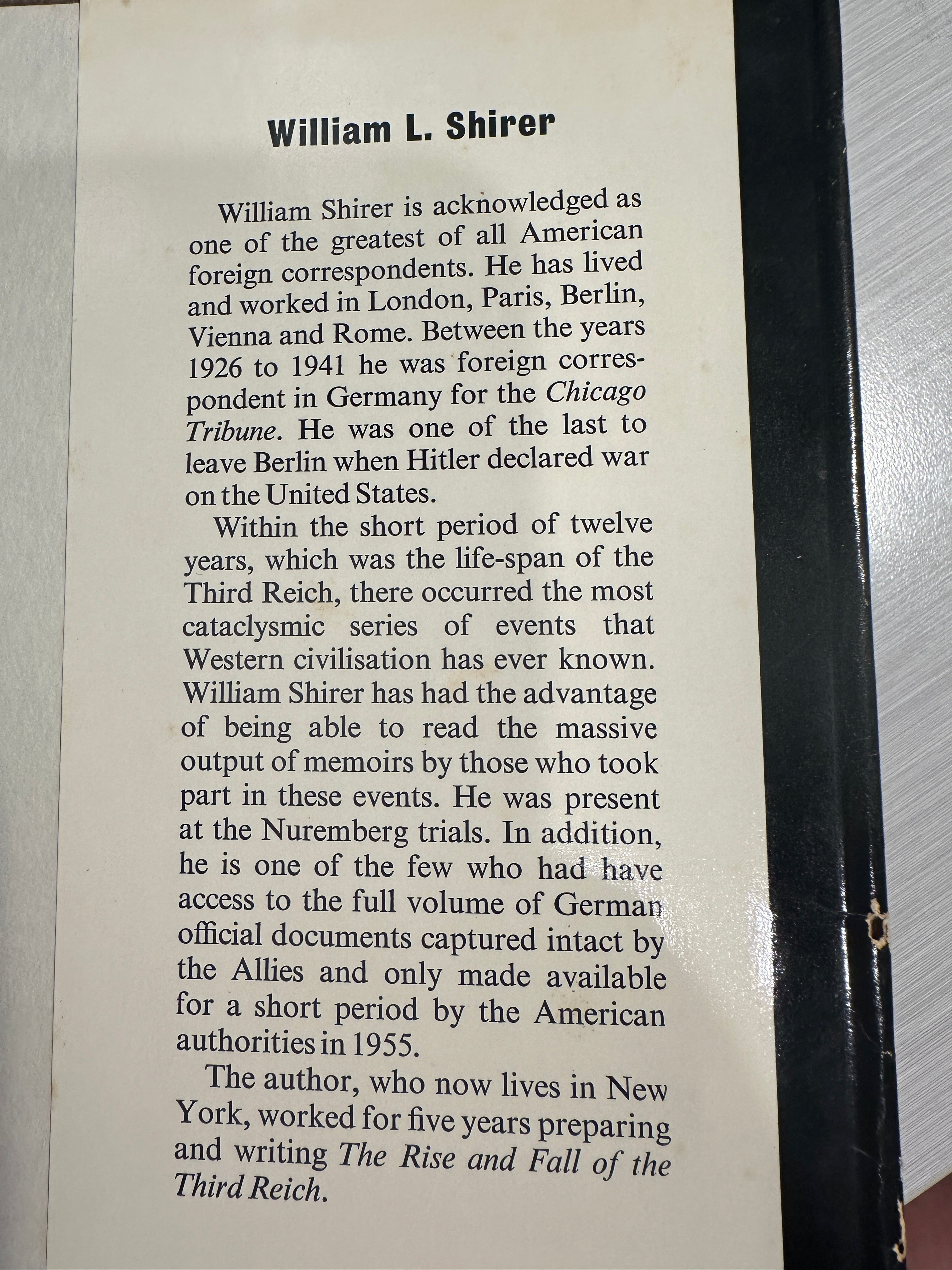 The Rise And Fall Of The Third Reich; A History Of Nazi Germany - William L. Shirer