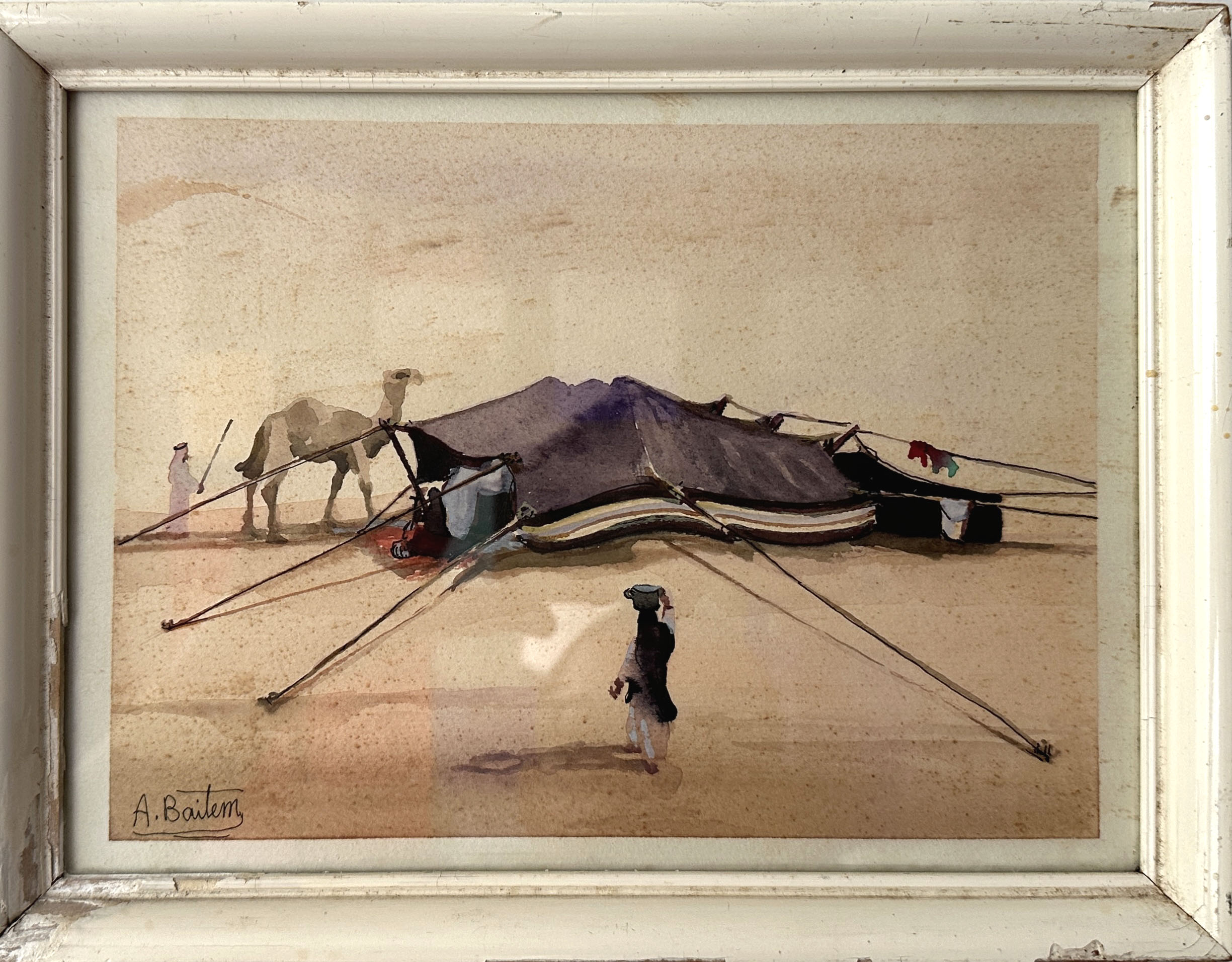 Ahmad Baitem - Untitled Watercolour