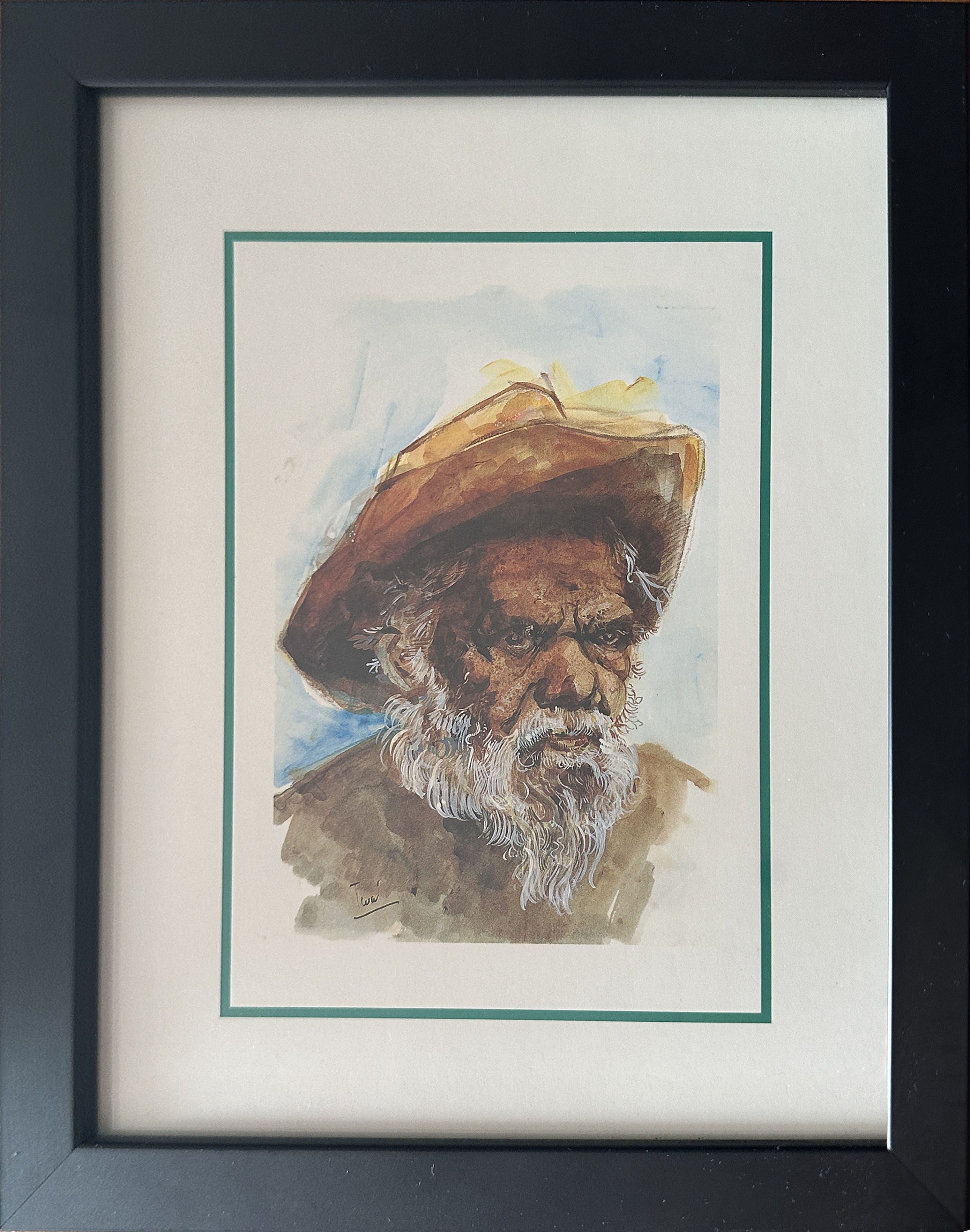 Tëval (Henri Hunsinger) - Untitled Portrait