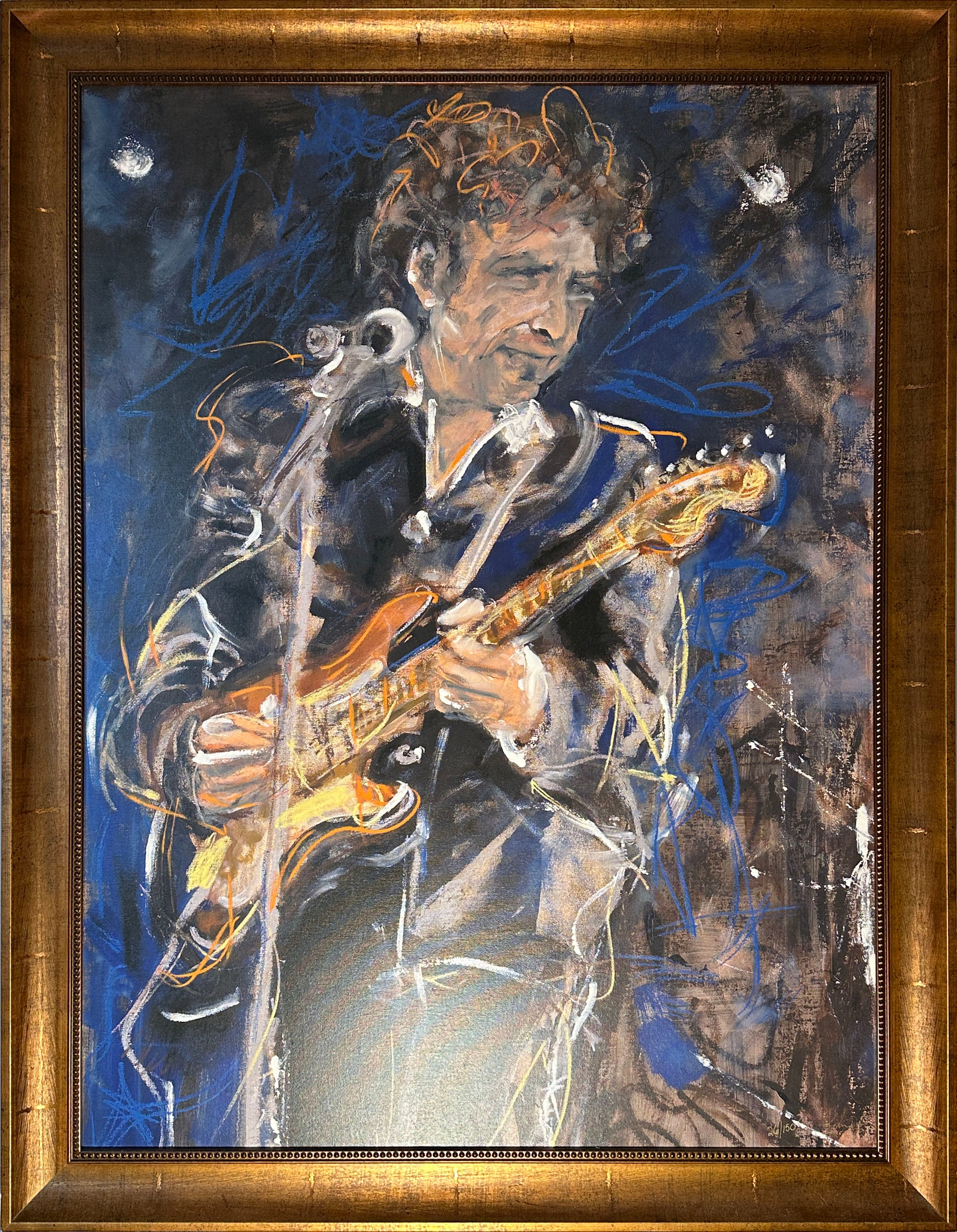 Bob Dylan by Ronnie Wood – Limited Edition Signed Print