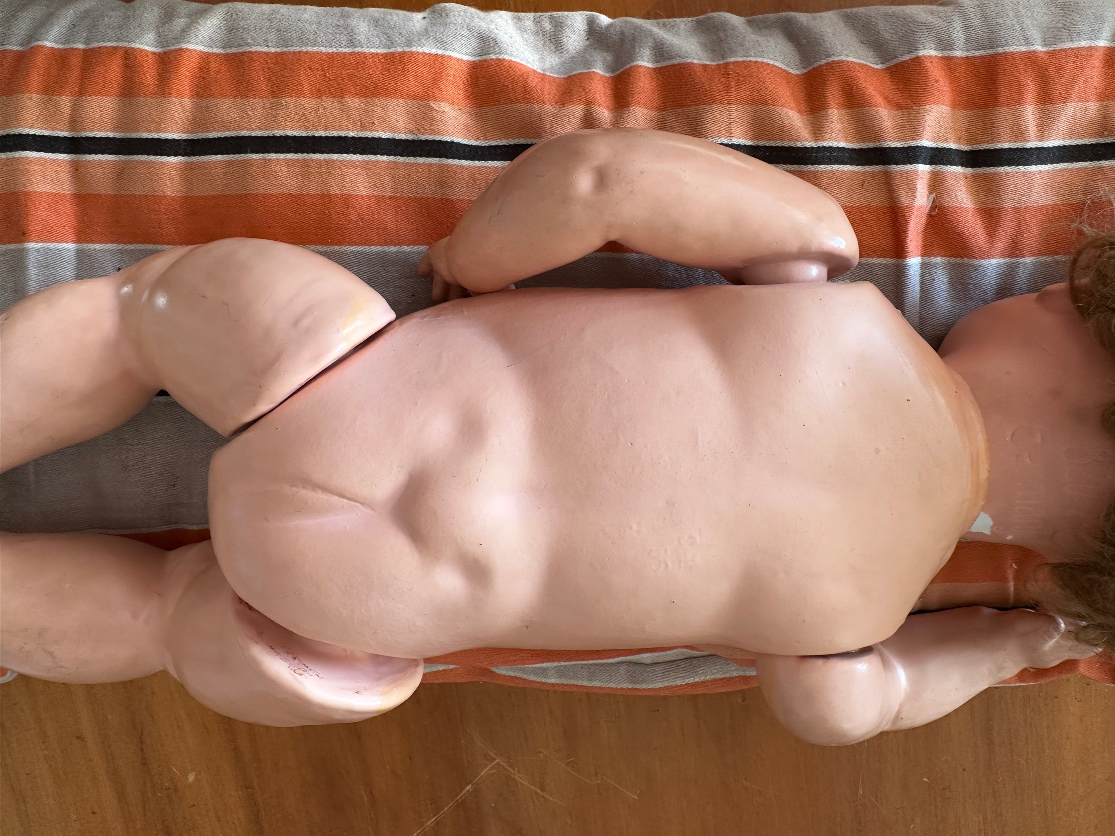 1920s German made Composition Sleep Doll with Original Accessories