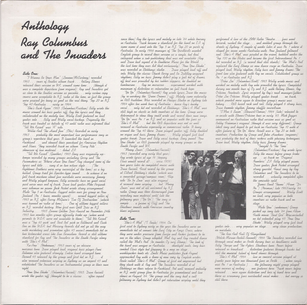 Ray Columbus & The Invaders – Anthology