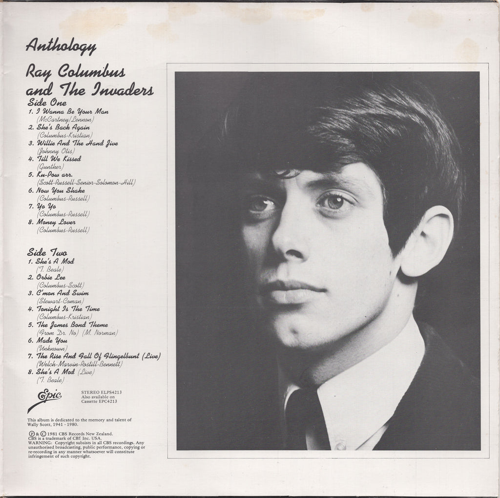 Ray Columbus & The Invaders – Anthology