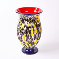 Murano-Style Mouth-Blown Glass Vase